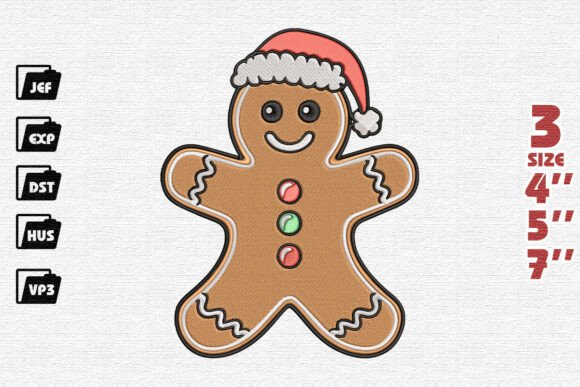 Christmas Gingerbread Man Embroidery Review