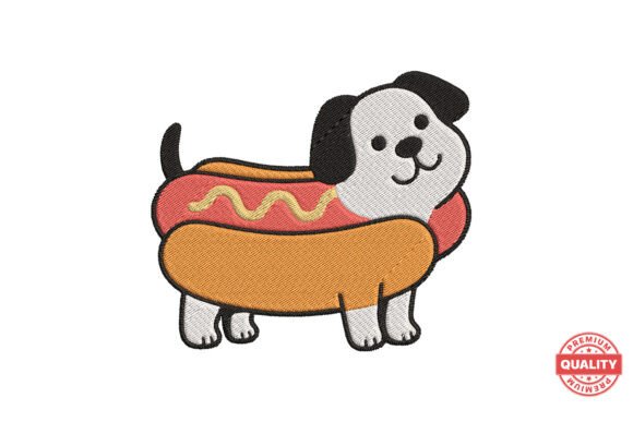 Hot Dog Puppy Costume Embroidery Review