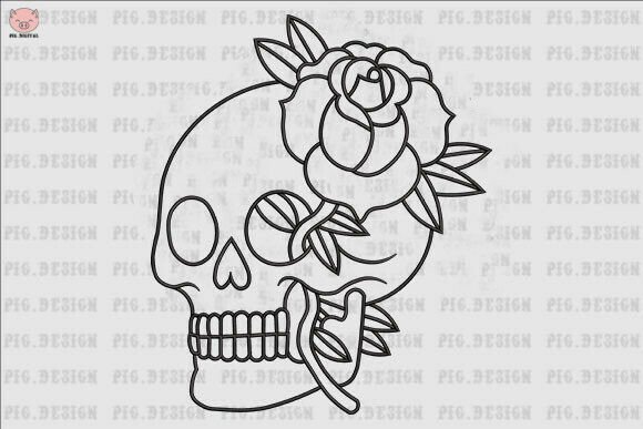Skull Flower Embroidery: A Seasonal Design Review